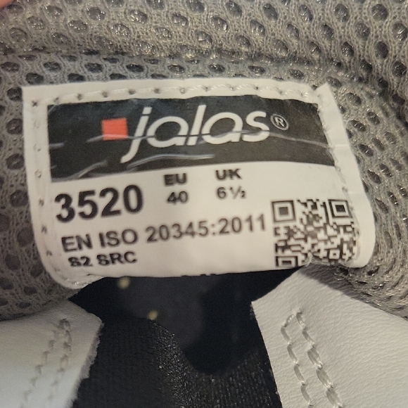 JALAS Work And Safety Shoes White Slip-On - Picture 5 of 8